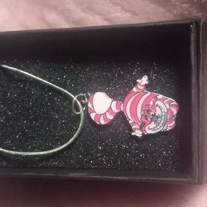Cheshire cat necklace